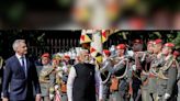 PM Modi receives ceremonial Guard of Honour in Vienna, signs guestbook