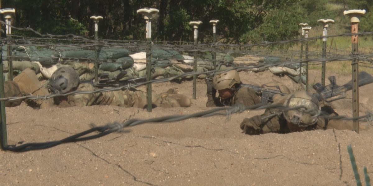 The Air Force Academy hosts basic training with the class of 28′