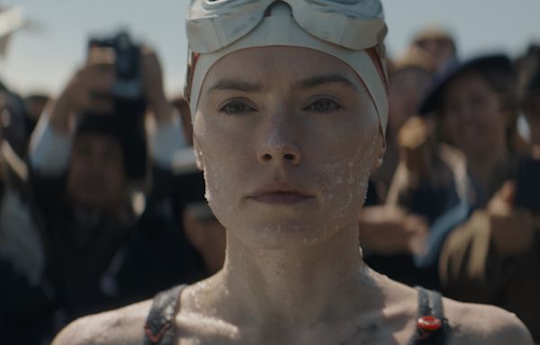 Daisy Ridley's lips turned blue filming swimming scenes in 'Young Woman and the Sea': 'She's a force of nature'