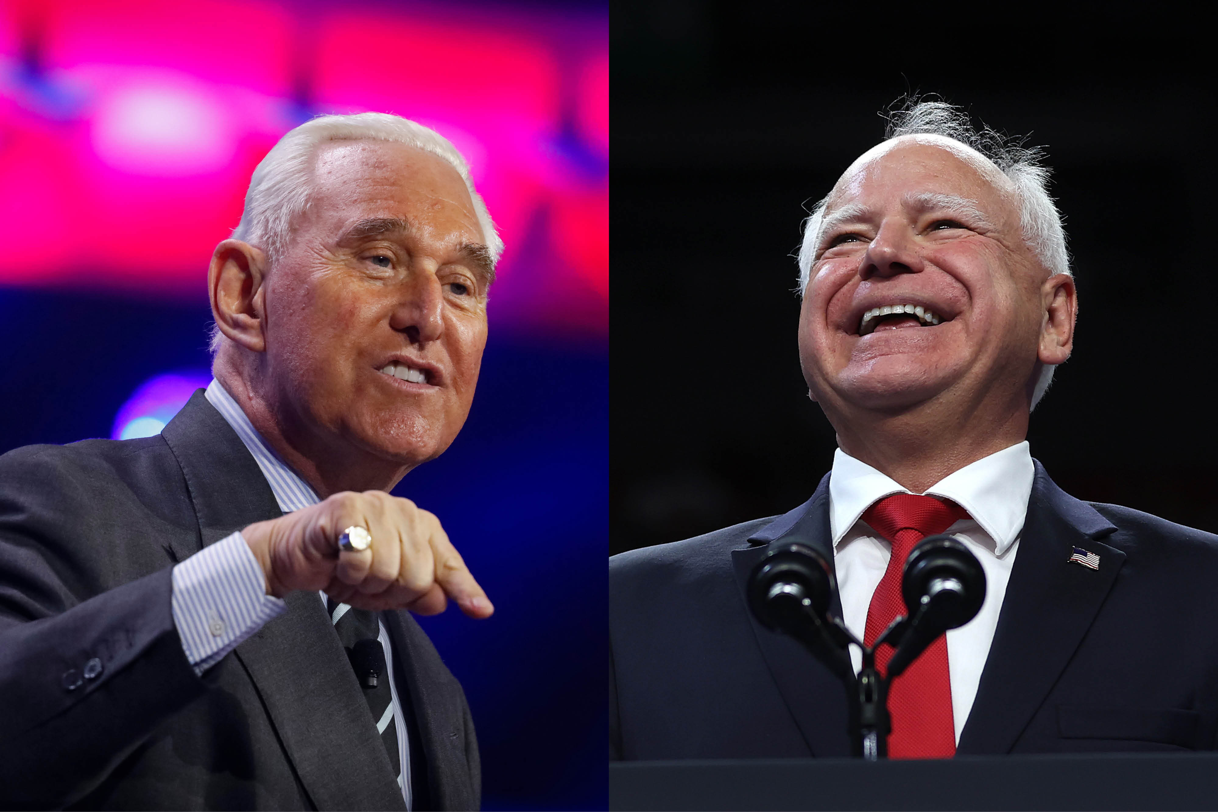 Former Trump Campaign Advisor Roger Stone Calls VP Candidate Tim Walz an Anti-Gay Slur