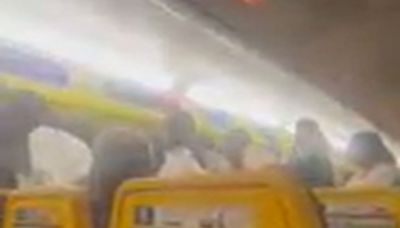 Ryanair 'flight from hell' turns round after just 36 MINUTES after 'mass brawl'