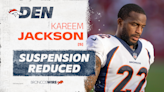 Kareem Jackson’s suspension reduced by 2 games after appeal