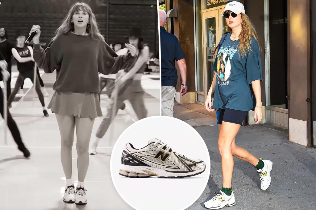 Taylor Swift’s Christian Louboutins costs thousands, but her Eras Tour rehearsal sneakers are under $175