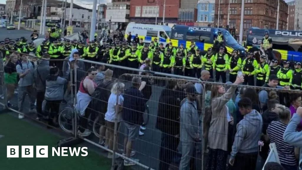 Four charged over Blackpool disorder after Southport stabbing attack