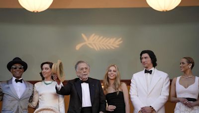 Reciben con ovación a Coppola en Cannes