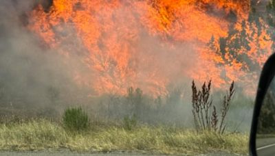 RV with blown tire sparks several fires along I-70 in western Colorado