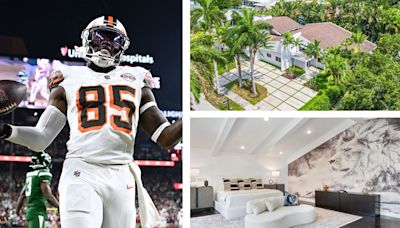 Cleveland Browns Tight End David Njoku Puts His $3M Miami Home on the Market