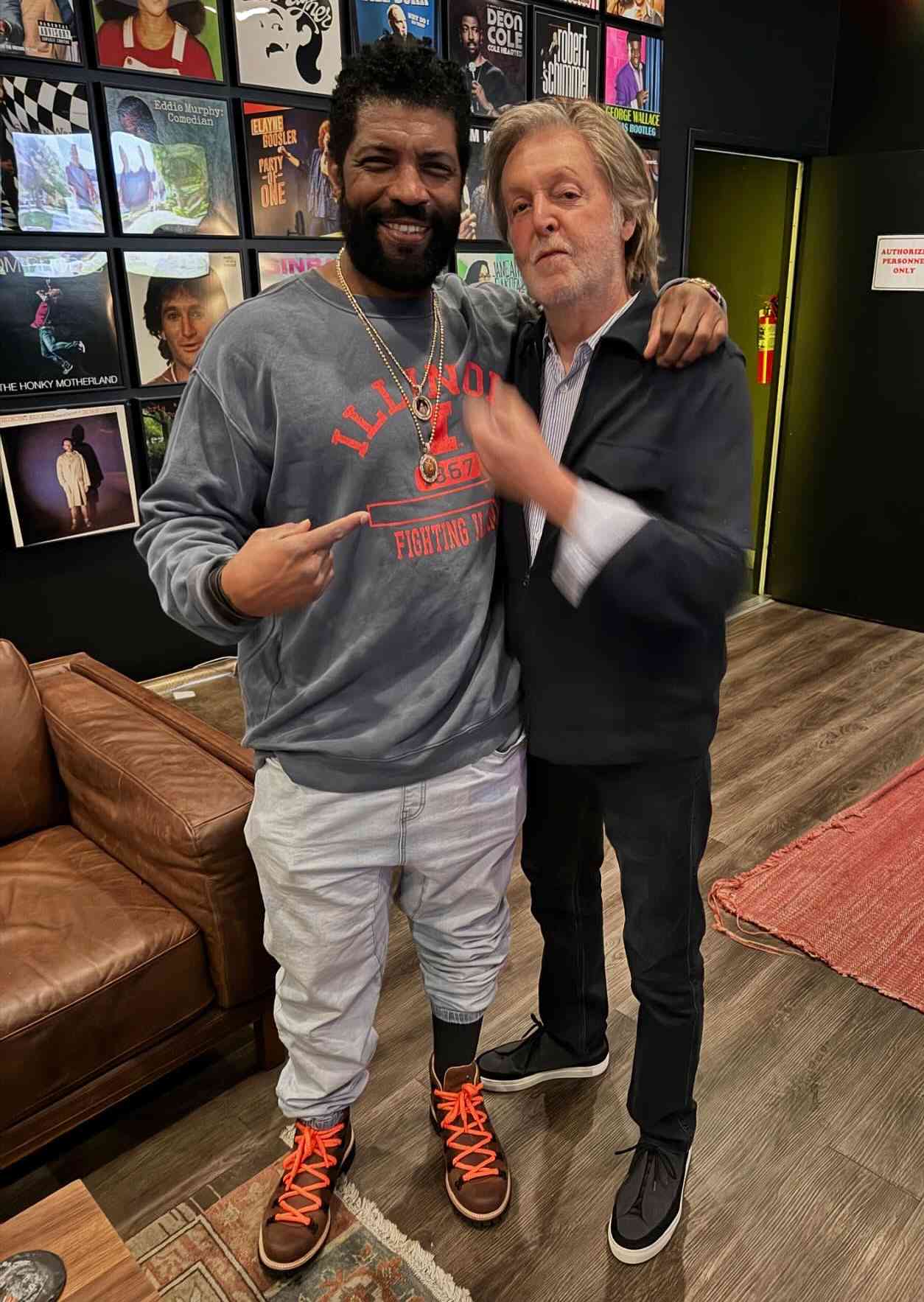 Paul McCartney Makes Surprise Appearance on Stage at Deon Cole's Comedy Show After They Both 'Got High'