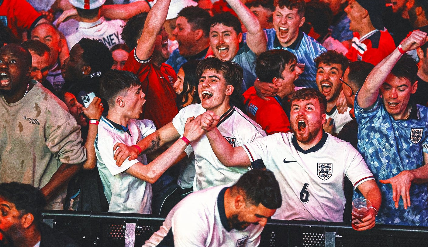 The Killers pause London concert for England's Euro 2024 semifinal, celebrate with 'Mr. Brightside'