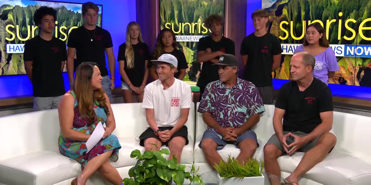 Without state funding, Kahuku, Waialua High schools seek community support to help young surfers compete at national level