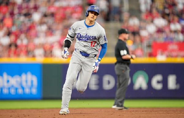 Dodgers manager Dave Roberts says star Shohei Ohtani has been slowed by a hamstring bruise