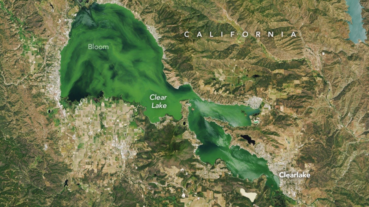 Northern California so polluted it can be seen from space