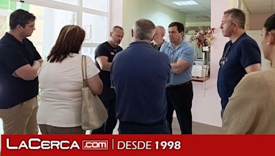 El presidente de la Diputación de Ciudad Real visita Villarrubia de los Ojos tras el trágico incendio en la residencia Virgen de la Sierra