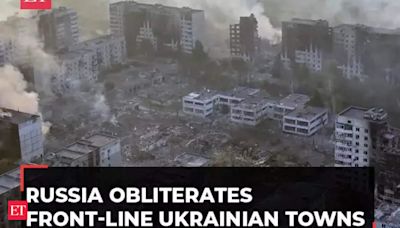 Ukraine War: Russia obliterates front-line Ukrainian towns by retrofitting bombs