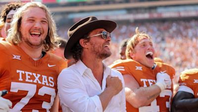 Why is Matthew McConaughey a Texas fan? Hometown, college and more to know about Longhorns superfan | Sporting News Canada