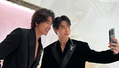 'Still as handsome as ever': Taiwan F4's Jerry Yan meets Thai F4's Win Metawin at jewellery event