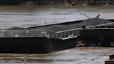 Missing barge on Ohio River believed to have been located after sinking