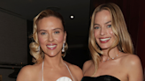 Margot Robbie and Scarlett Johansson twin in super glam monochrome looks