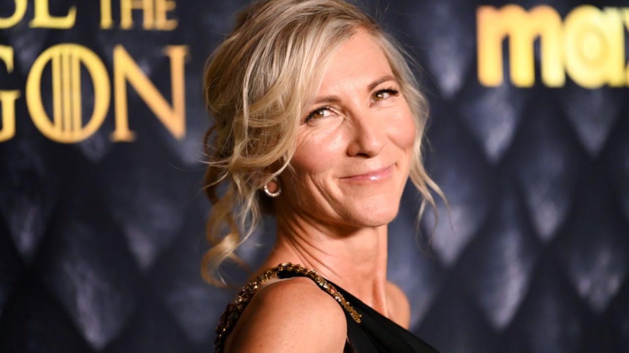 'House of the Dragon': Eve Best Teases Season 2, Stuns in Sultry Snake Dress at Show's Premiere (Exclusive)