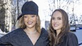 Rihanna and Natalie Portman Gush Over One Another in Adorable Fangirl Moment at Paris Fashion Week