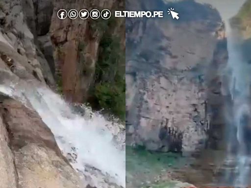 China: descubren que tubería abastece de agua a la cascada más alta del país - El Tiempo
