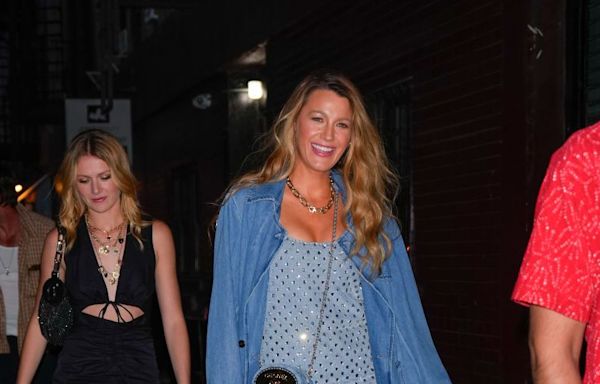 Blake Lively Does Husband Ryan Reynolds Proud in a Chic Canadian Tuxedo