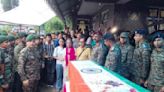 Captain Brijesh Thapa 182nd Darjeeling martyr given tearful farewell at Darjeeling