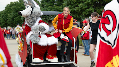 "Holiday Touchdown" stars share behind-the-scenes glimpses at GEHA Field at Arrowhead Stadium