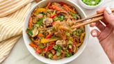 Mushroom And Veggie Japchae Recipe