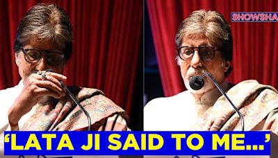 Amitabh Bachchan Recalls How Lata Mangeshkar Encouraged Him To Sing On Stage At Her NYC Show; WATCH - News18