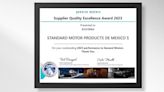 Standard Motor Products Receives General Motors Supplier Quality Excellence Award