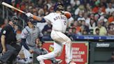 Astros use 5-run seventh to clobber Guardians