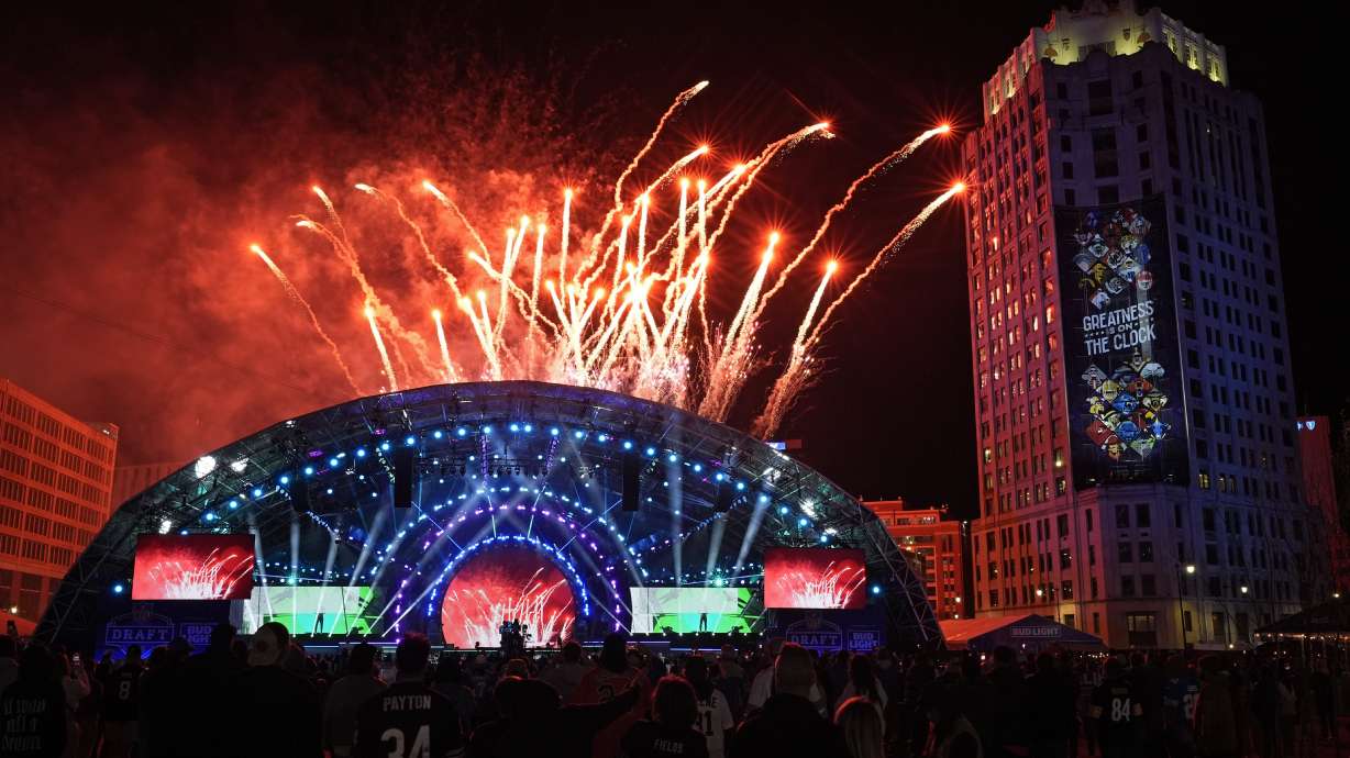 NFL draft attendance record set with more than 700,000 fans attending the event in Detroit