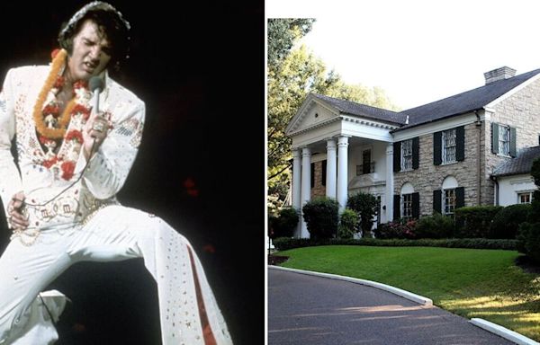 Elvis Presley's Graceland unseen – Behind the mysterious drapes upstairs