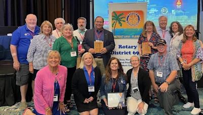 Local Rotary Clubs come home with honors