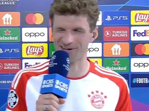 Muller accuses Real star of 'listening for the tactics' in cheeky TV interview