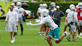 Dolphins training camp report: Jalen Ramsey leaves on cart
