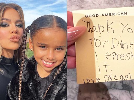 Khloé Kardashian Shares Cute Thank-You Note from Niece Dream, 7: 'I Love Her So'