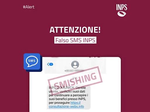 “INPS comunica”: attenzione a email e SMS che invitano a confermare i dati per non perdere i sussidi