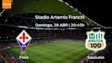 Previa de la Serie A: Fiorentina vs Sassuolo