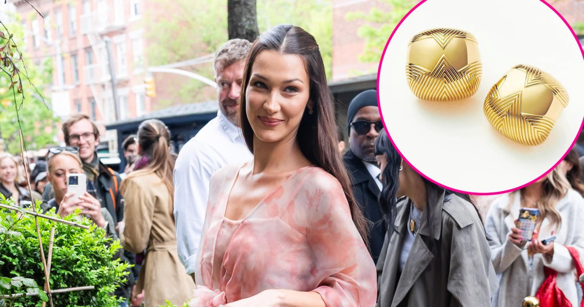Bella Hadid Looks Good as Gold in Missoma's Eco-Friendly Jewelry
