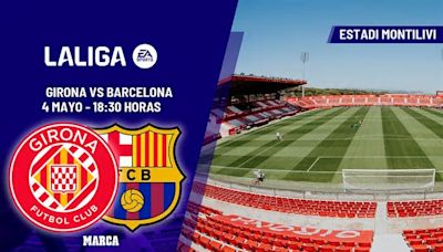 Dónde ver el Girona - Barcelona: a qué hora es hoy y canal de TV del partido de LaLiga EA Sports