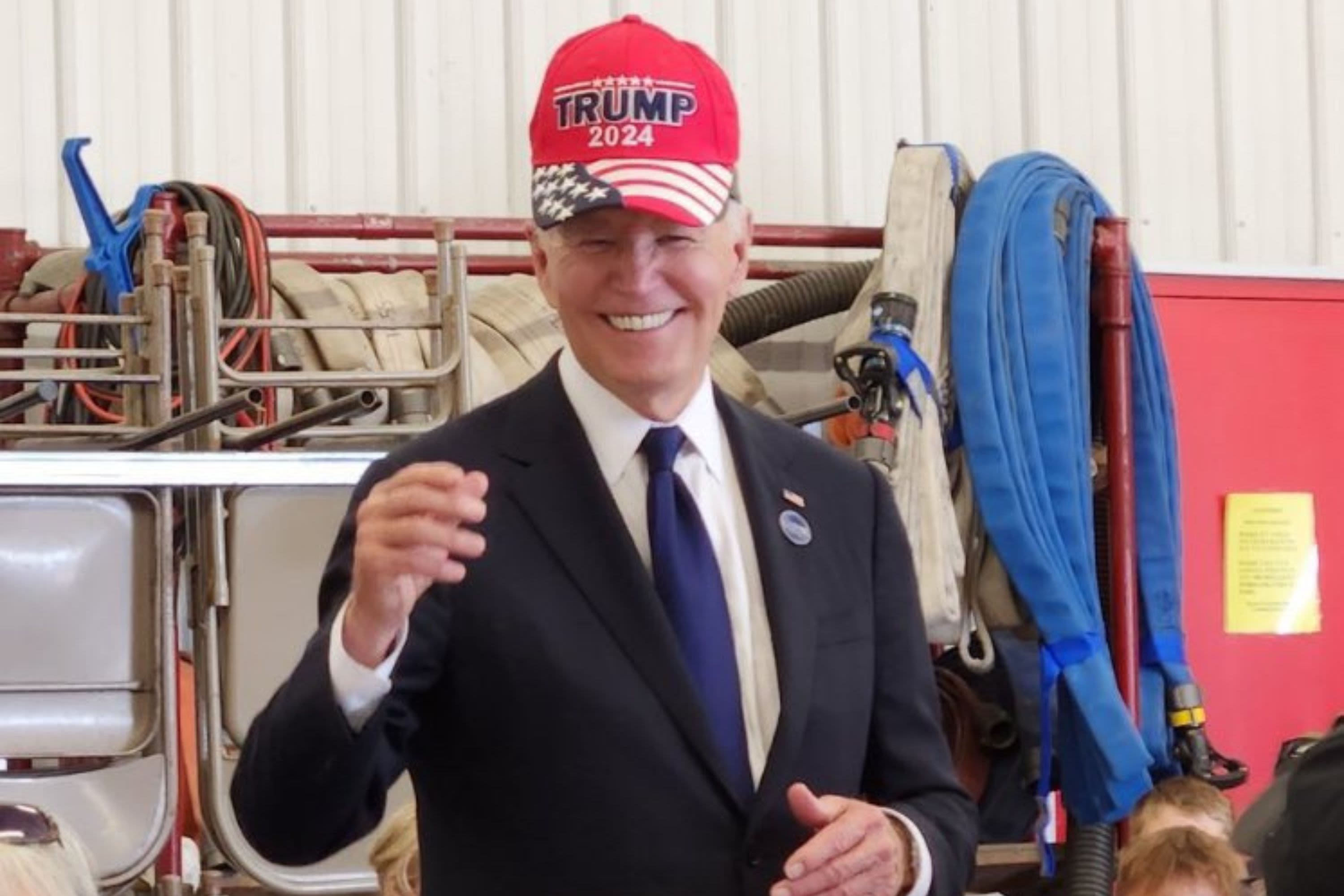 Biden dons Trump hat in Shanksville as show of 9/11 unity: White House