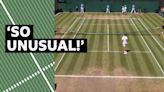 Wimbledon 2024: The net pops off on Court Three