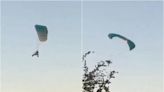 影／墜700m高空「油箱炸毀淪焦屍」！滑翔傘遭風箏線分切 傘翼撕裂飛速砸地亡