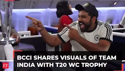 BCCI shares excitement of Team India's journey home with T20 World Cup Trophy