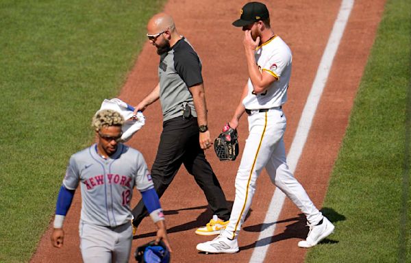 Pirates starter Bailey Falter lands on 15-day injured list with left triceps tendonitis