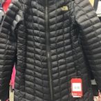 The North Face 女 戶外 登山 棉服 羽絨衣 保暖 長板  NF0A364BYJZ 黑金 現貨