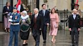 Artemis 2 astronaut Jeremy Hansen carries Canadian flag at coronation of King Charles