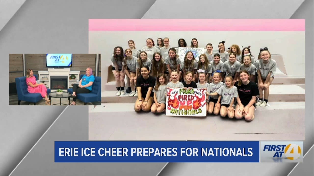 Erie Ice Cheer Prepares for Nationals